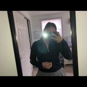 Cropped nike zip up!